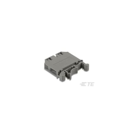 Te Connectivity Terminal Block, 50 A, 600 V AC, 8 AWG 2271683-2